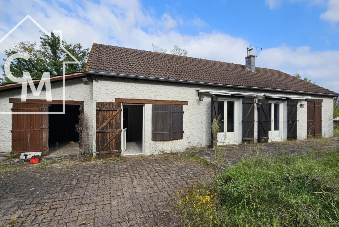 Maison familiale à Bouzy la forêt avec jardin et terrasse exposée sud-ouest 