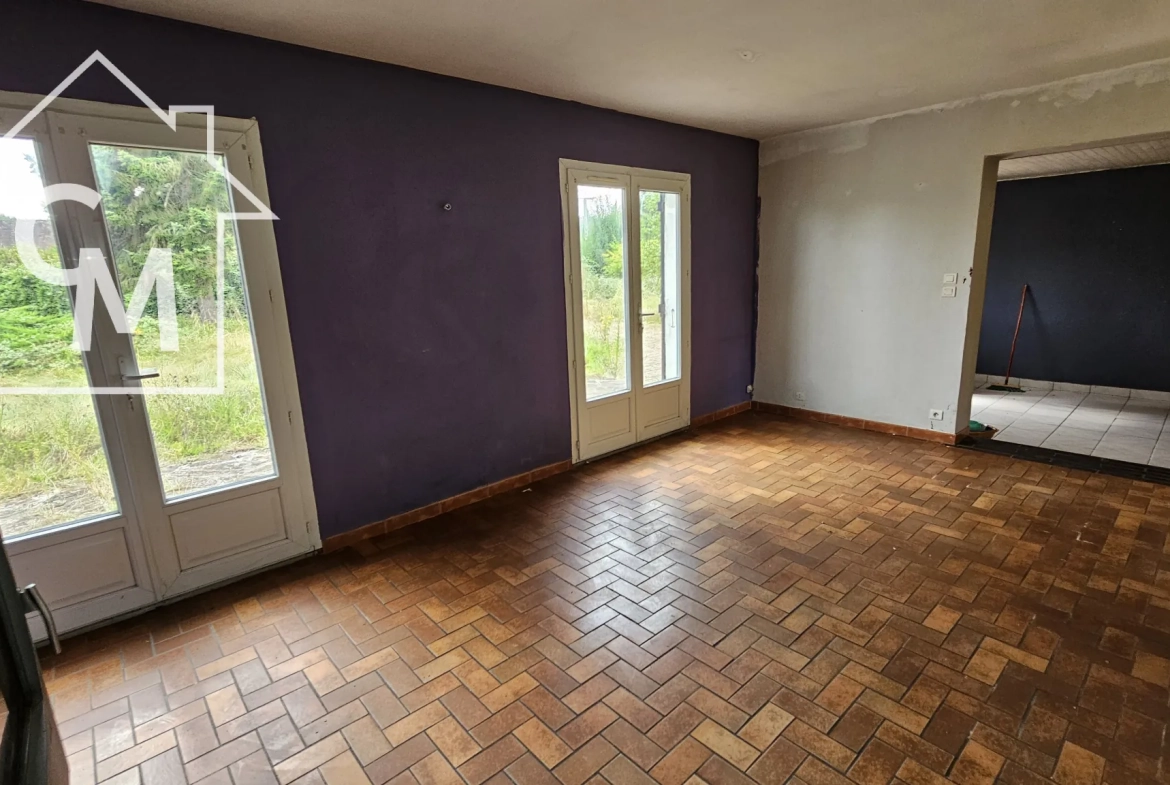 Maison familiale à Bouzy la forêt avec jardin et terrasse exposée sud-ouest 