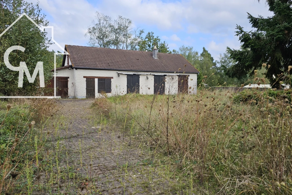 Maison familiale à Bouzy la forêt avec jardin et terrasse exposée sud-ouest 