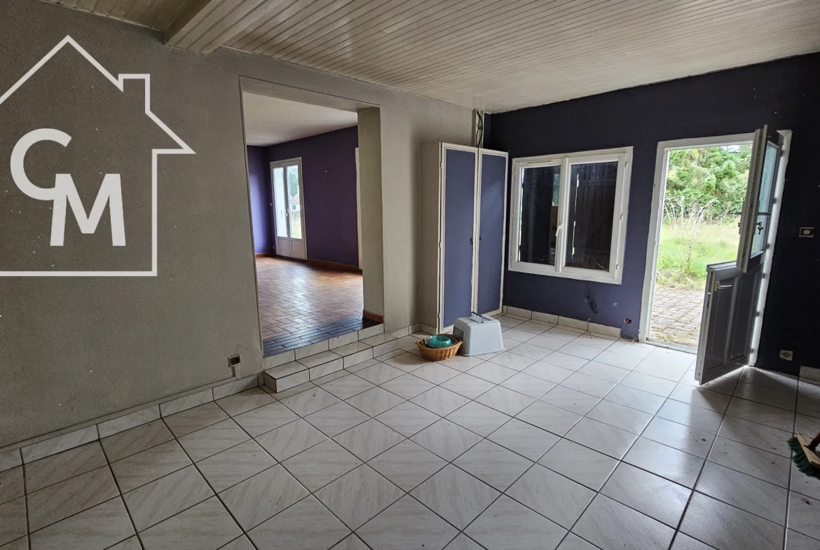 Maison familiale à Bouzy la forêt avec jardin et terrasse exposée sud-ouest 