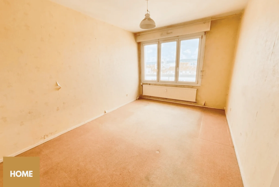 Appartement de 64m² à Nancy avec vue dégagée et potentiel locatif 