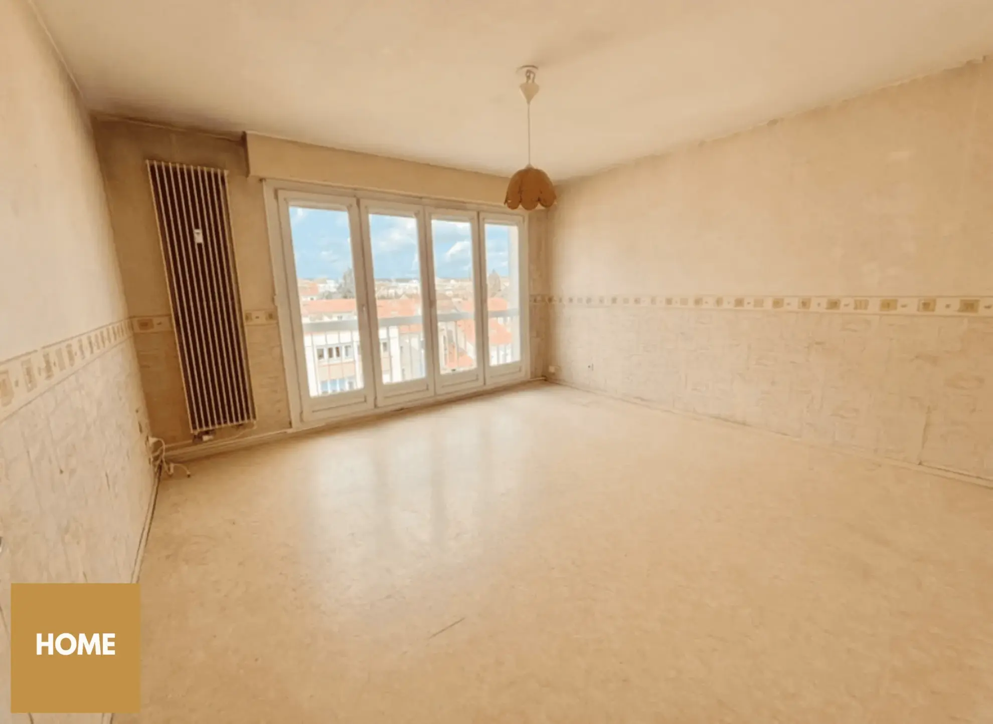 Appartement de 64m² à Nancy avec vue dégagée et potentiel locatif 