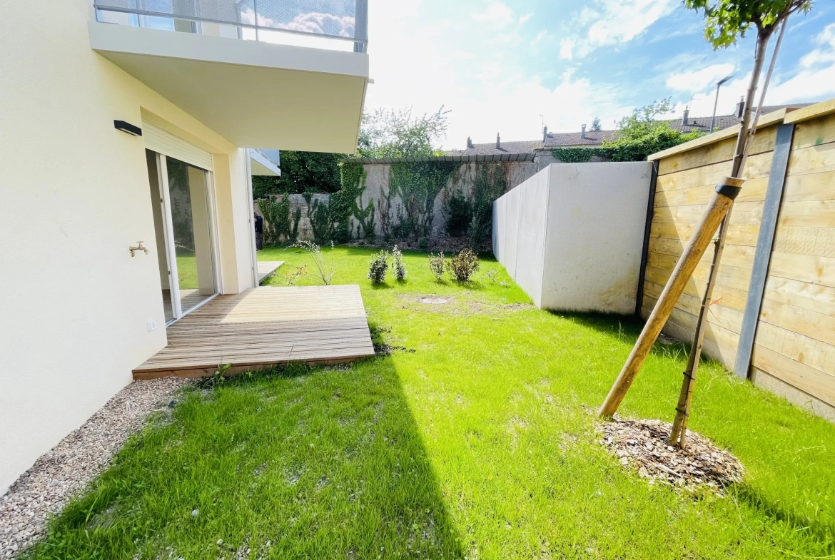 Appartement neuf avec jardin et terrasse à Limoges Ouest - 42 m² 