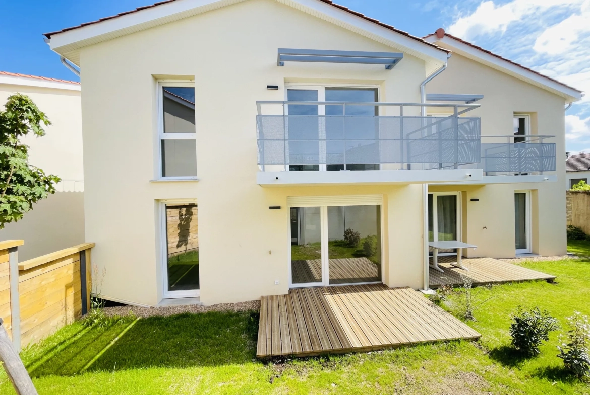 Appartement neuf avec jardin et terrasse à Limoges Ouest - 42 m² 