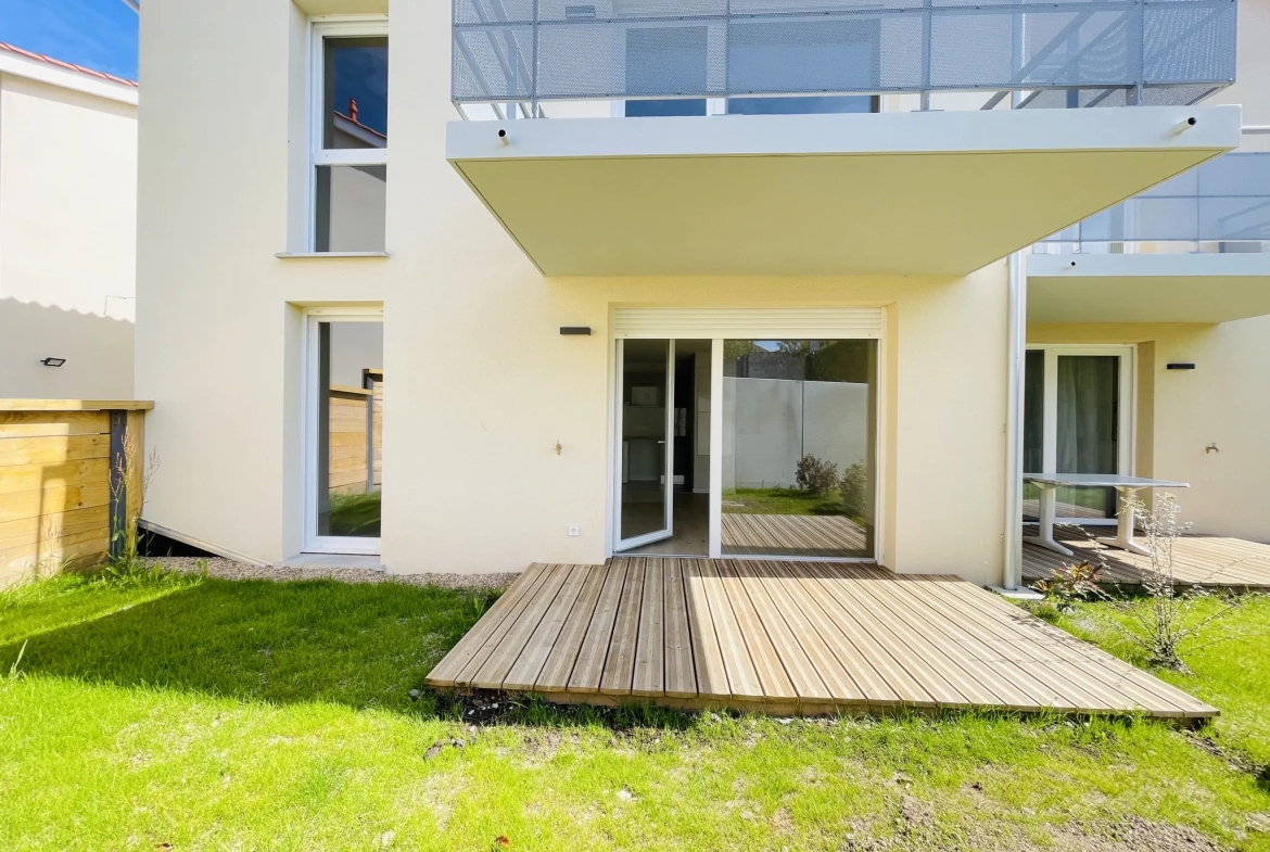 Appartement neuf avec jardin et terrasse à Limoges Ouest - 42 m² 