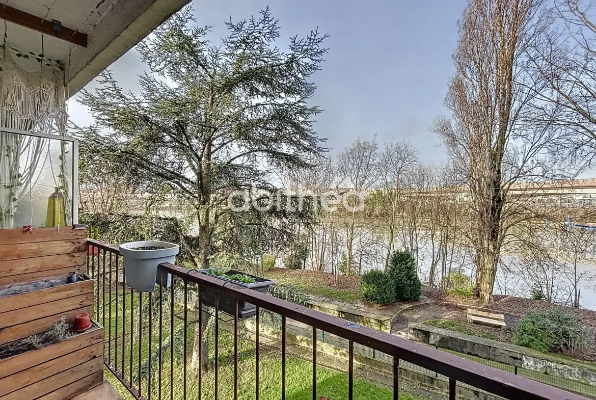 Magnifique appartement T3 avec vue sur la Seine à Choisy-le-Roi 