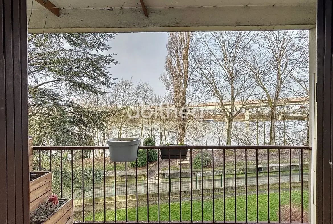 Magnifique appartement T3 avec vue sur la Seine à Choisy-le-Roi 