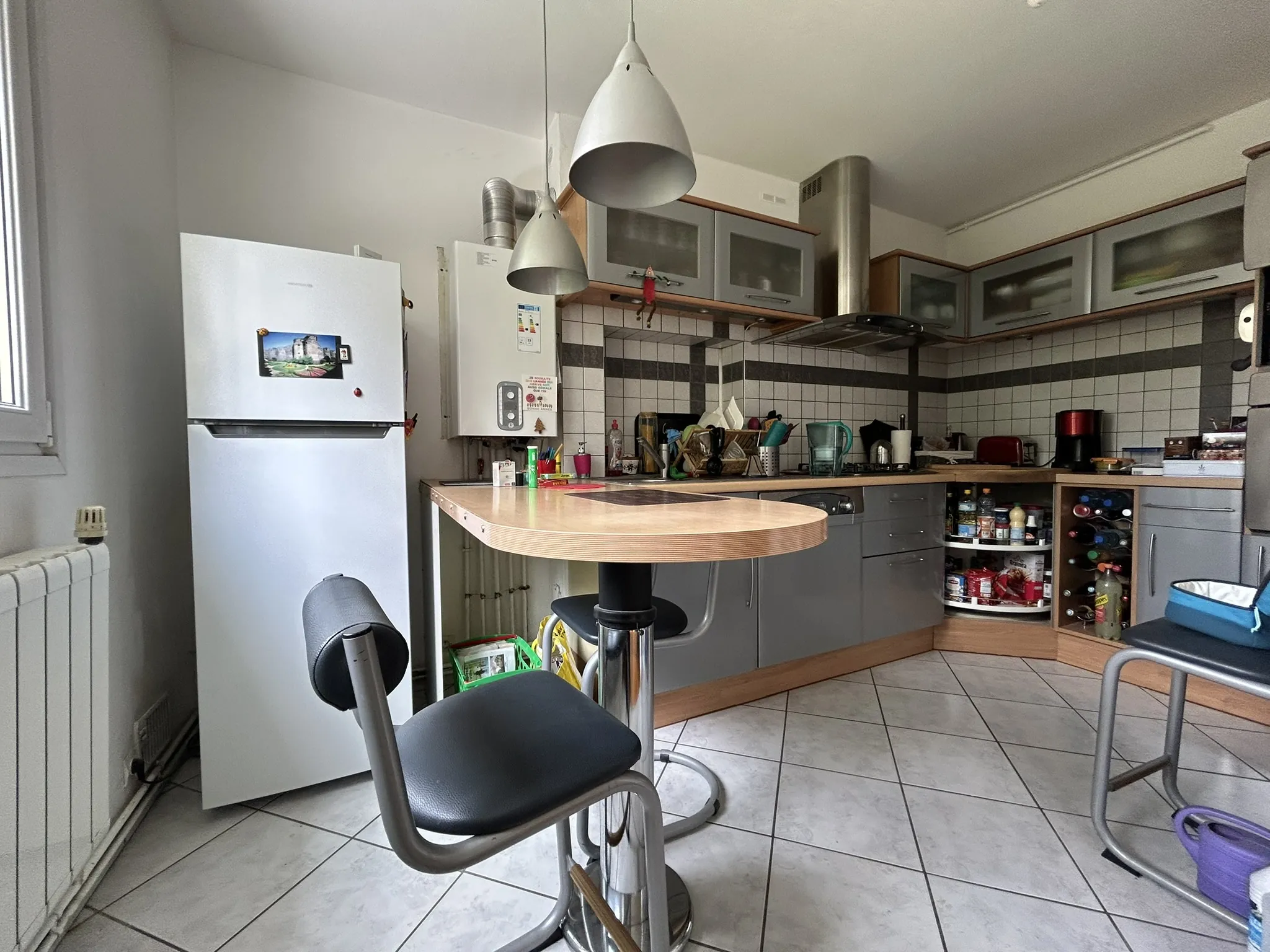 Appartement F4 à Metz Vallières avec garage et cave - 74m² 