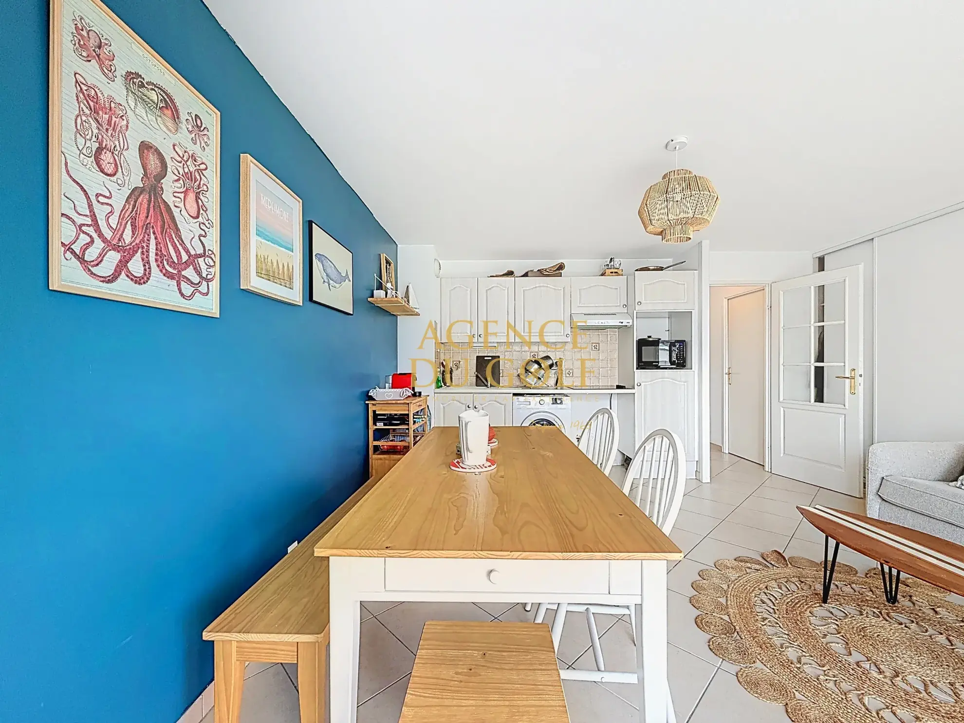 Appartement lumineux à 50 m de la plage à Merlimont avec balcon plein sud et parking privé 
