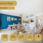 Appartement lumineux à 50 m de la plage à Merlimont avec balcon plein sud et parking privé