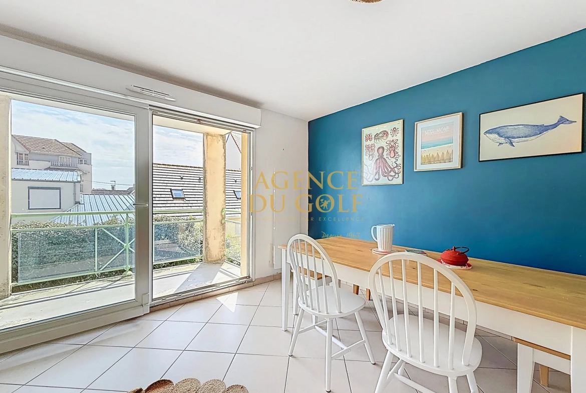 Appartement lumineux à 50 m de la plage à Merlimont avec balcon plein sud et parking privé 