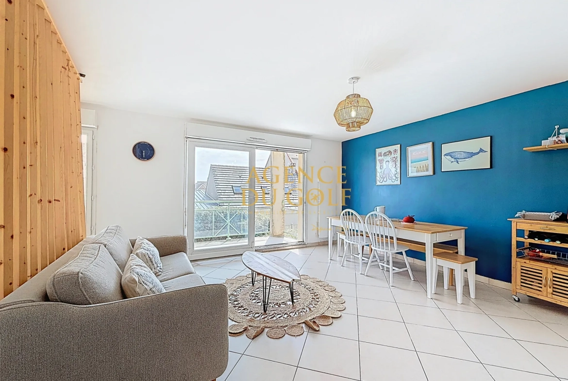 Appartement lumineux à 50 m de la plage à Merlimont avec balcon plein sud et parking privé 