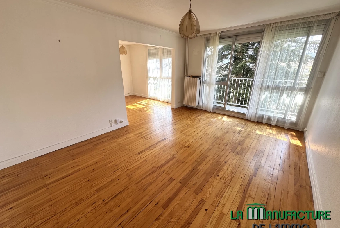Appartement F4 lumineux avec balcon, cave et parking à Saint-Étienne Villeboeuf Le Haut 