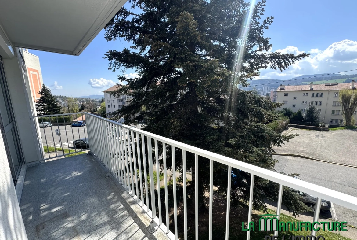 Appartement F4 lumineux avec balcon, cave et parking à Saint-Étienne Villeboeuf Le Haut 
