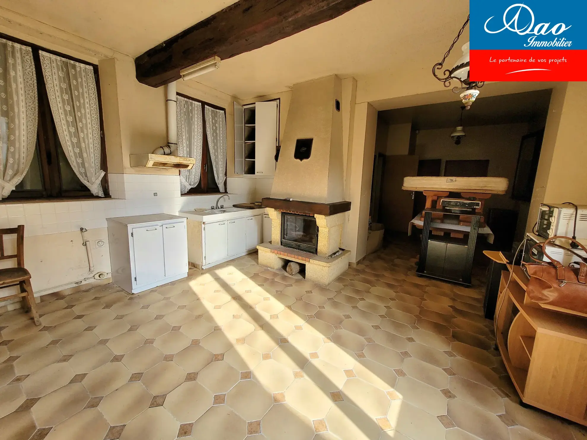 Maison à rénover de 92 m² avec terrain, située dans le Pays d'Othe à Flacy 