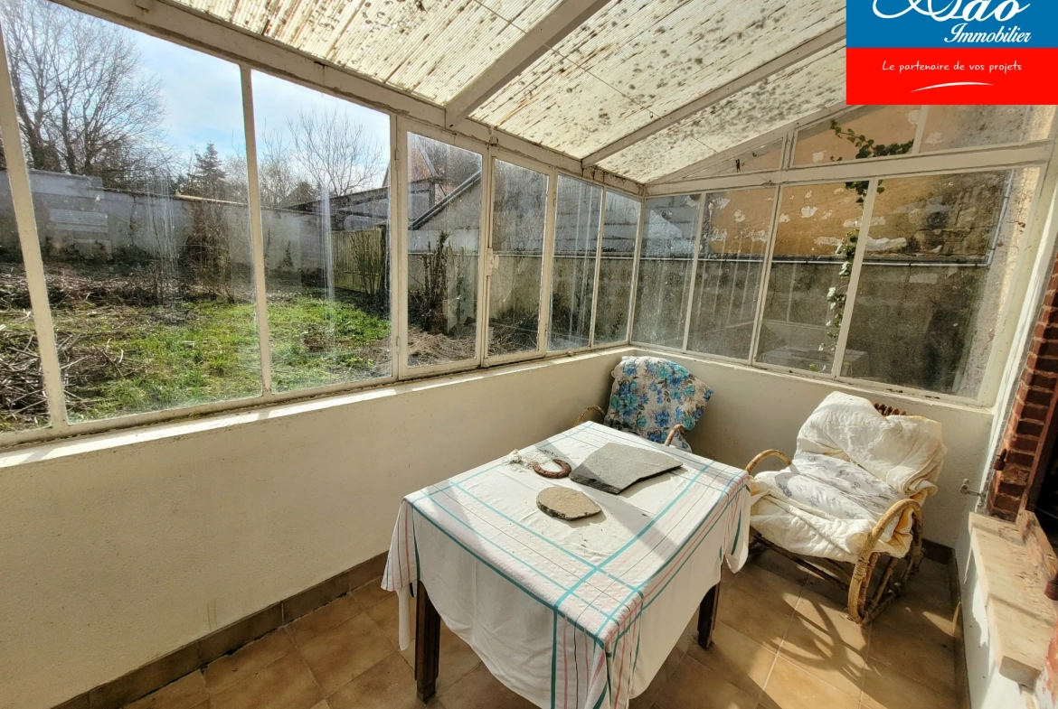 Maison à rénover de 92 m² avec terrain, située dans le Pays d'Othe à Flacy 