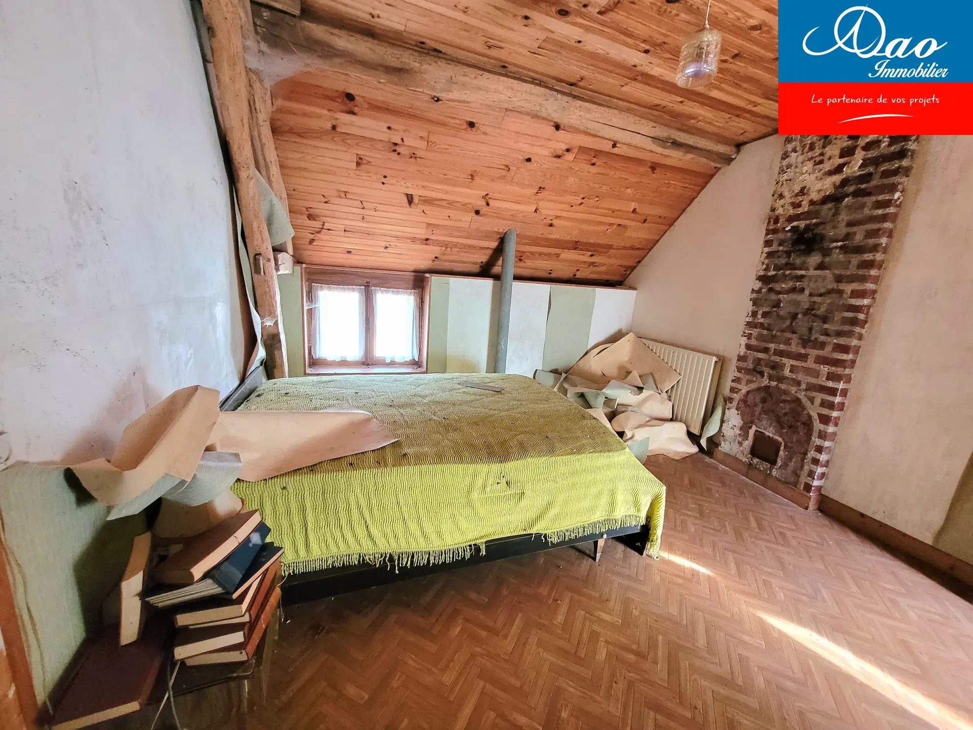 Maison à rénover de 92 m² avec terrain, située dans le Pays d'Othe à Flacy 
