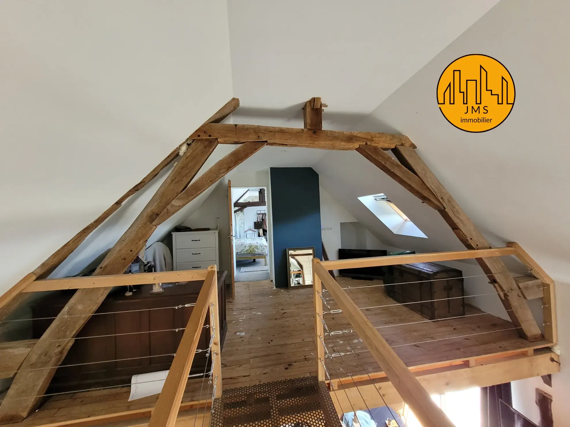 Maison en pierre avec piscine et vue imprenable sur le bocage près du Montet 