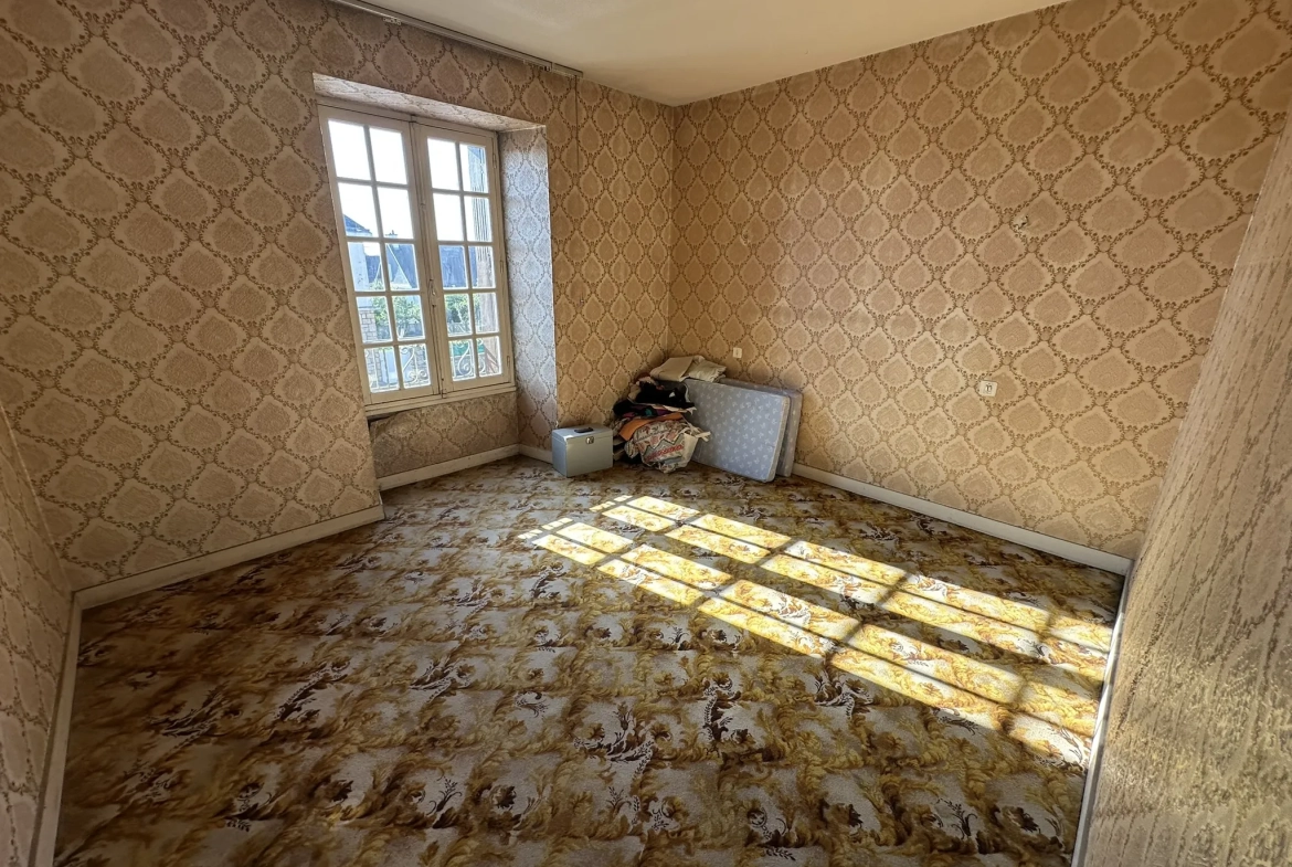 Immeuble à Baud avec grand potentiel d'aménagement et terrain de 558m² 