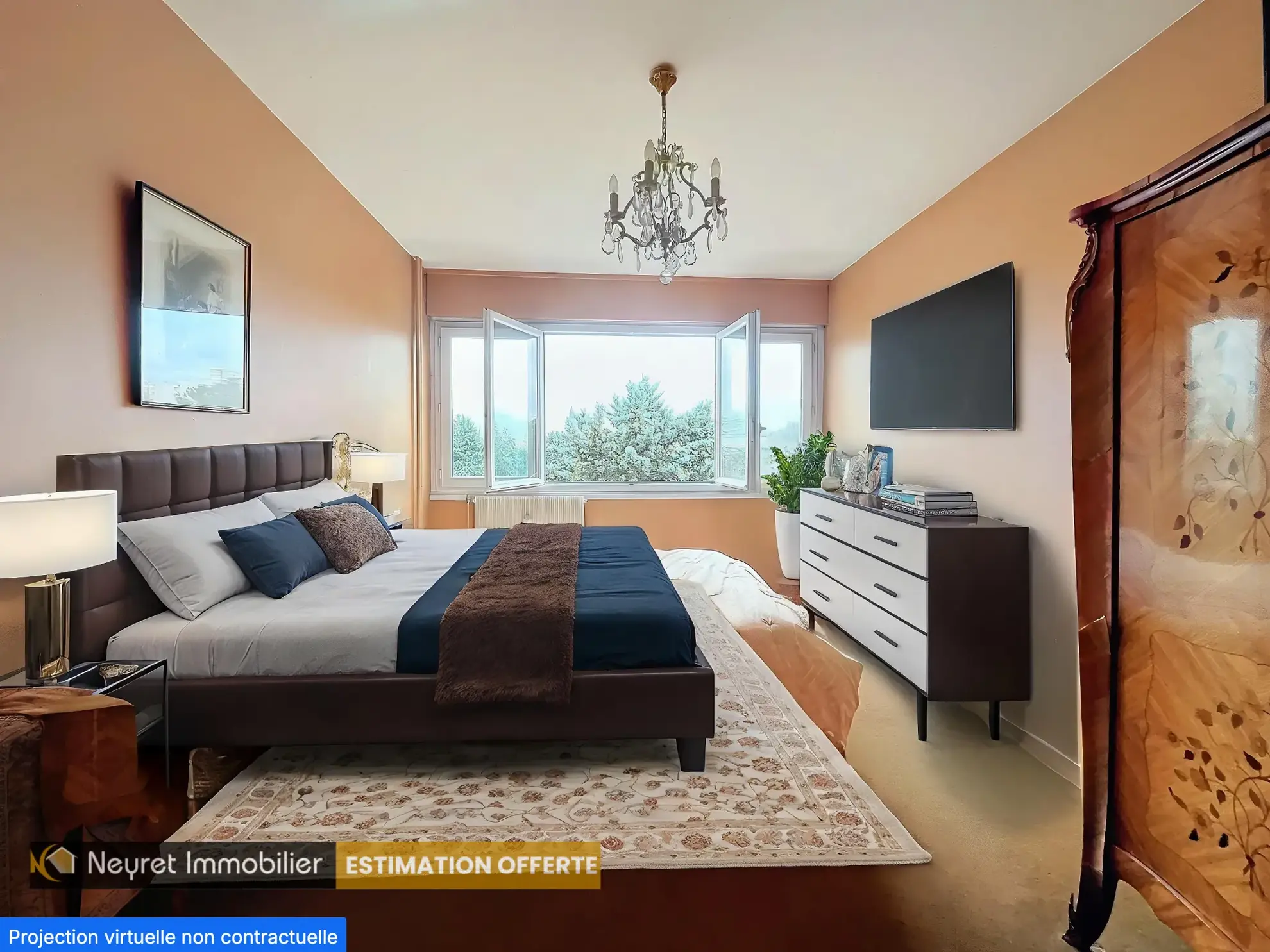 Appartement T4 de 90m² à Oullins avec balcon et parking, secteur calme 