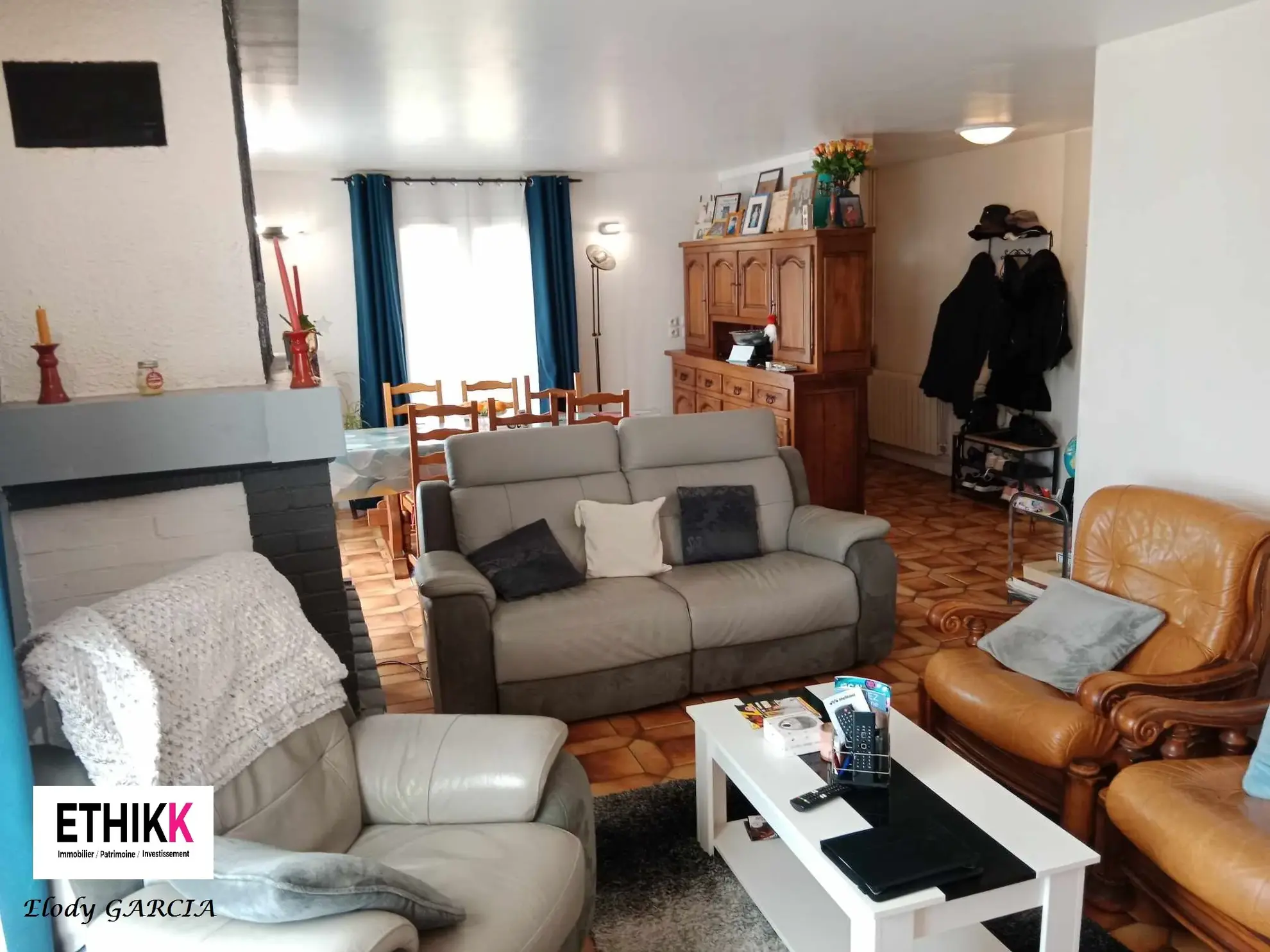 Maison familiale à vendre à Artix avec vue Pyrénées, 4 chambres, grand terrain, garage 