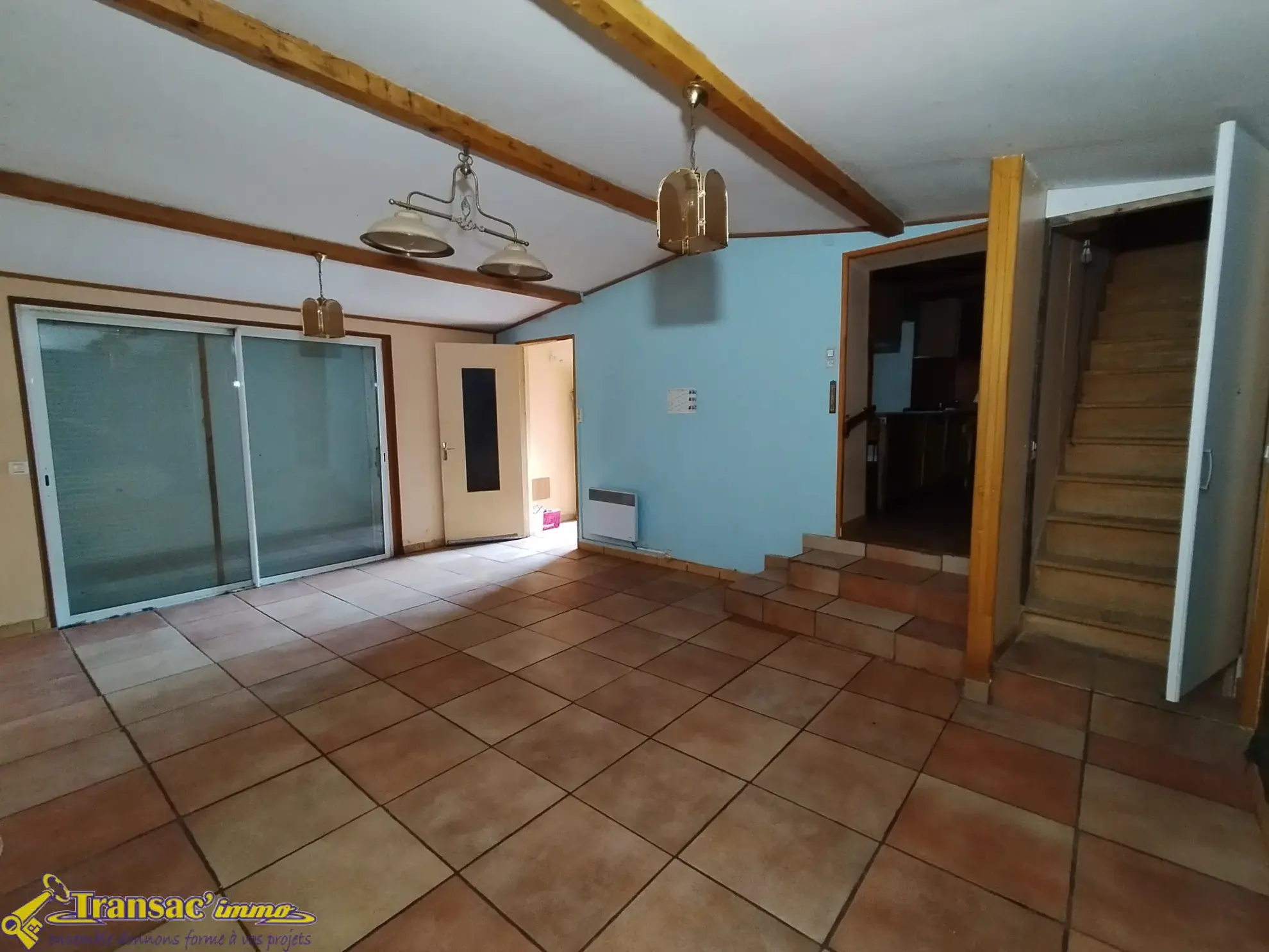 Maison de village à rénover de 60 m² avec parcelle de 2821 m² à Orléat 