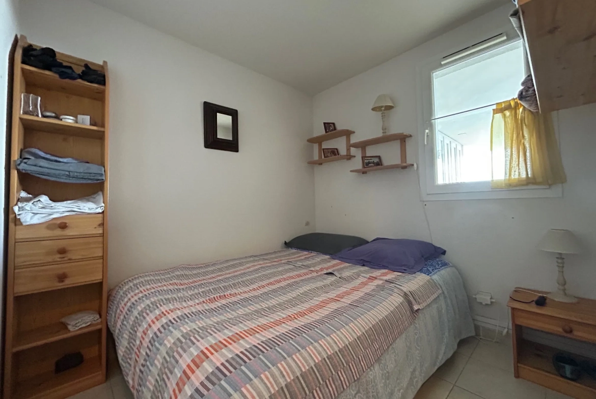 Appartement T2 bis avec terrasse et garage à Frontignan plage, vue mer 