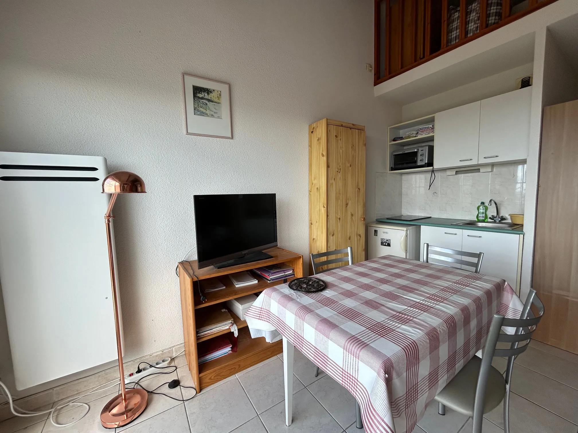Appartement T2 bis avec terrasse et garage à Frontignan plage, vue mer 