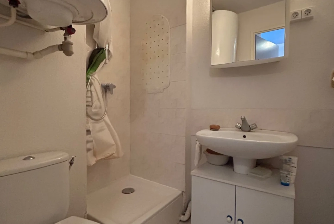 Appartement T2 bis avec terrasse et garage à Frontignan plage, vue mer 