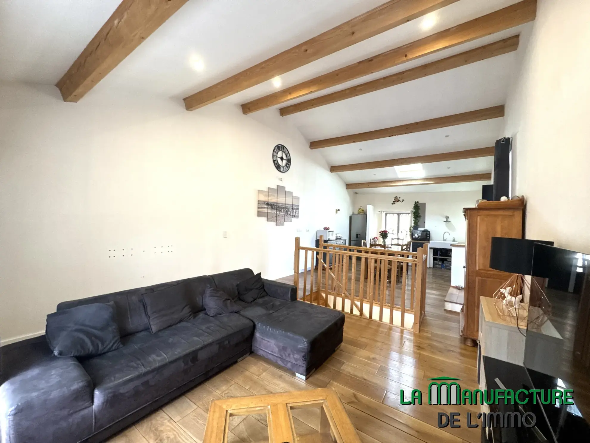 Maison de ville F5 avec terrasse et garage à Valfleury, proche Saint-Étienne 