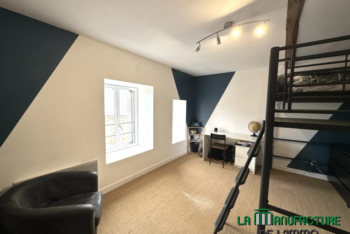Maison de ville F5 avec terrasse et garage à Valfleury, proche Saint-Étienne 