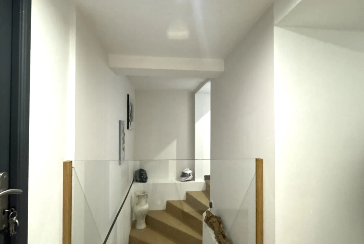 Maison de ville F5 avec terrasse et garage à Valfleury, proche Saint-Étienne 