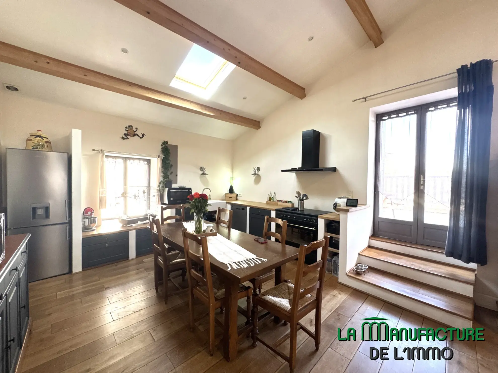 Maison de ville F5 avec terrasse et garage à Valfleury, proche Saint-Étienne 