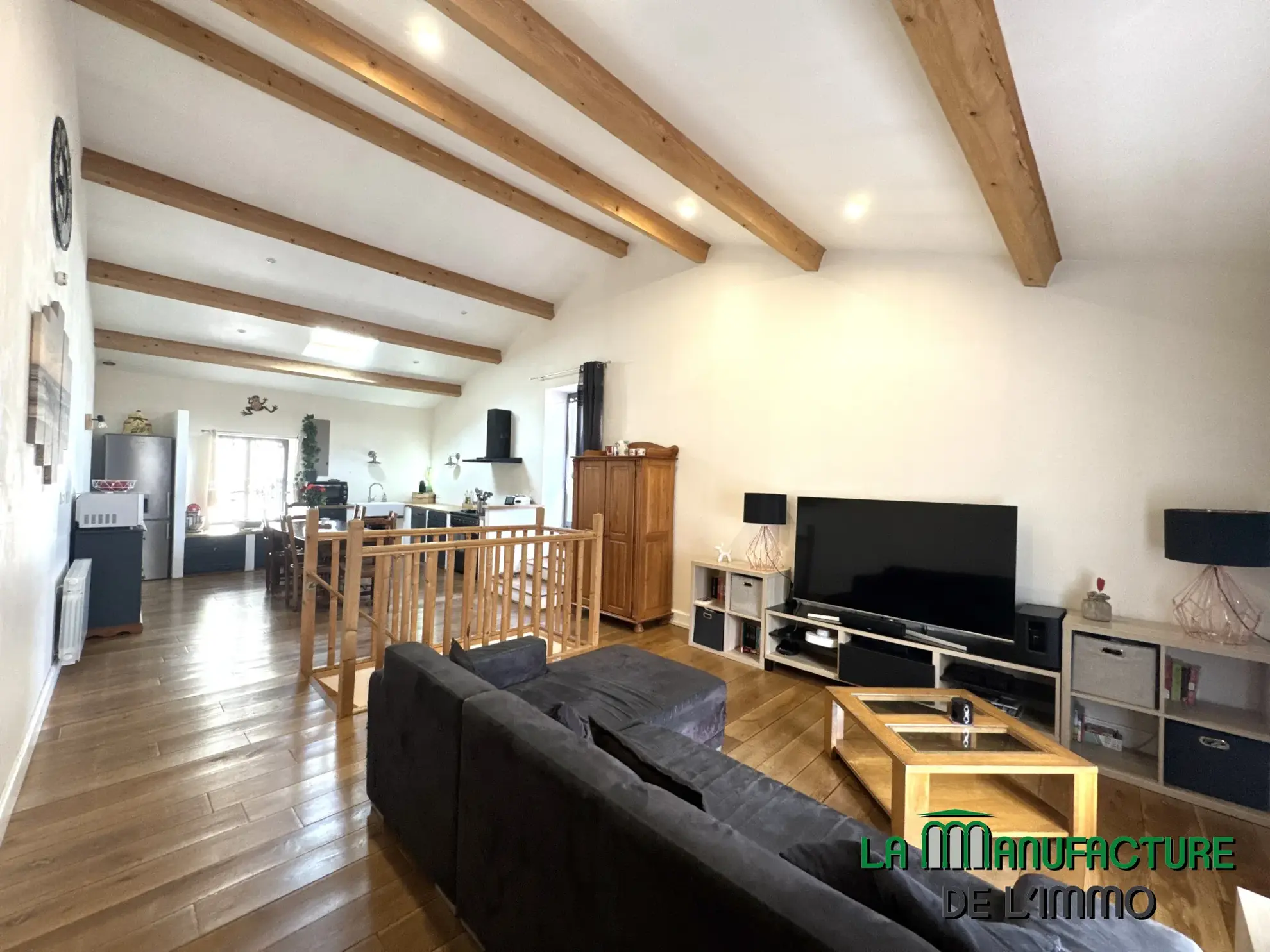 Maison de ville F5 avec terrasse et garage à Valfleury, proche Saint-Étienne 