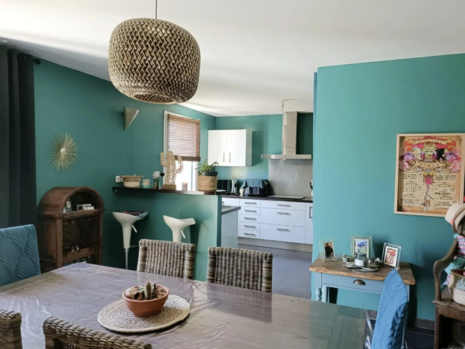 Maison de plain-pied à Artix, 3 chambres, jardin clôturé, secteur calme 