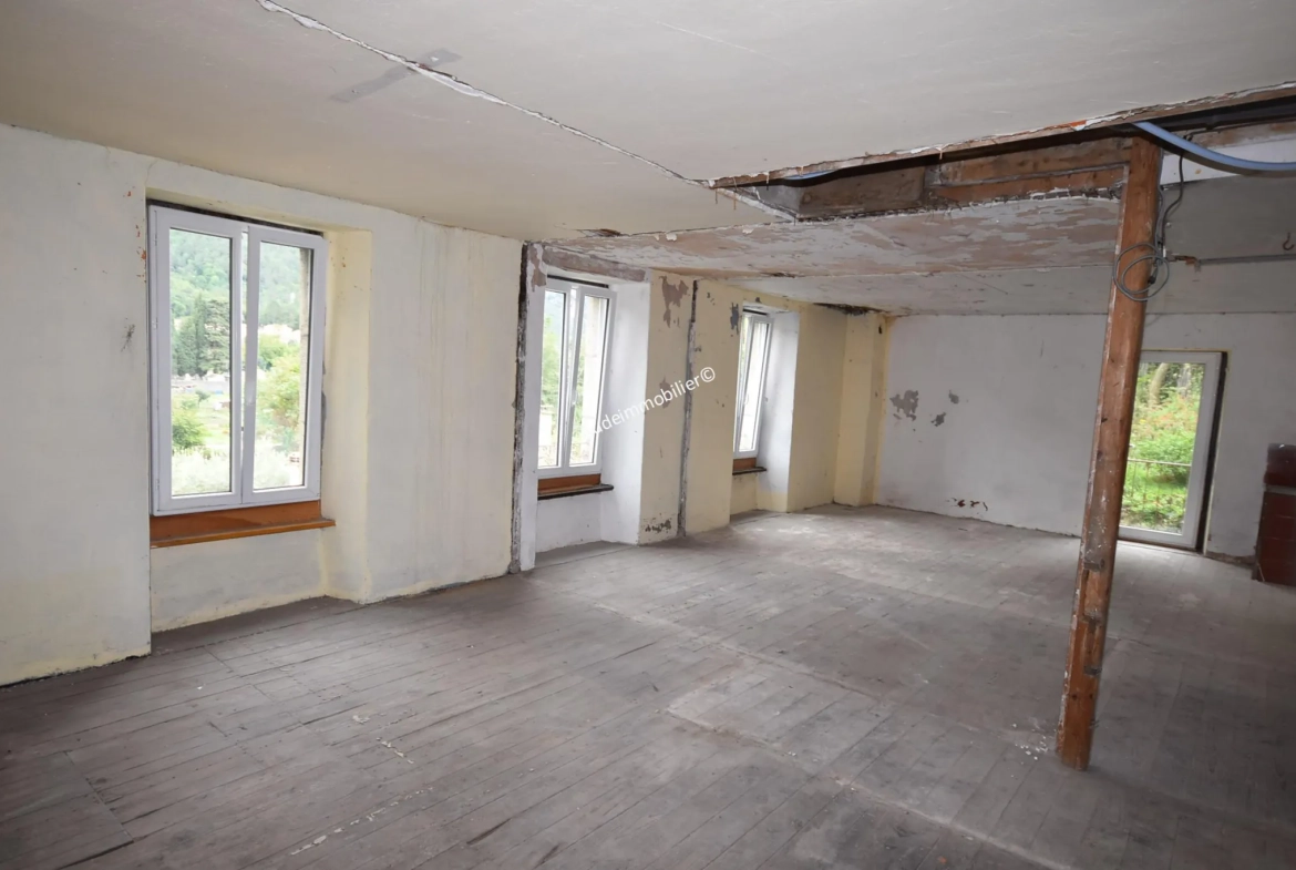 Grande maison modulable de 437 m² avec jardin et garages à Axat 