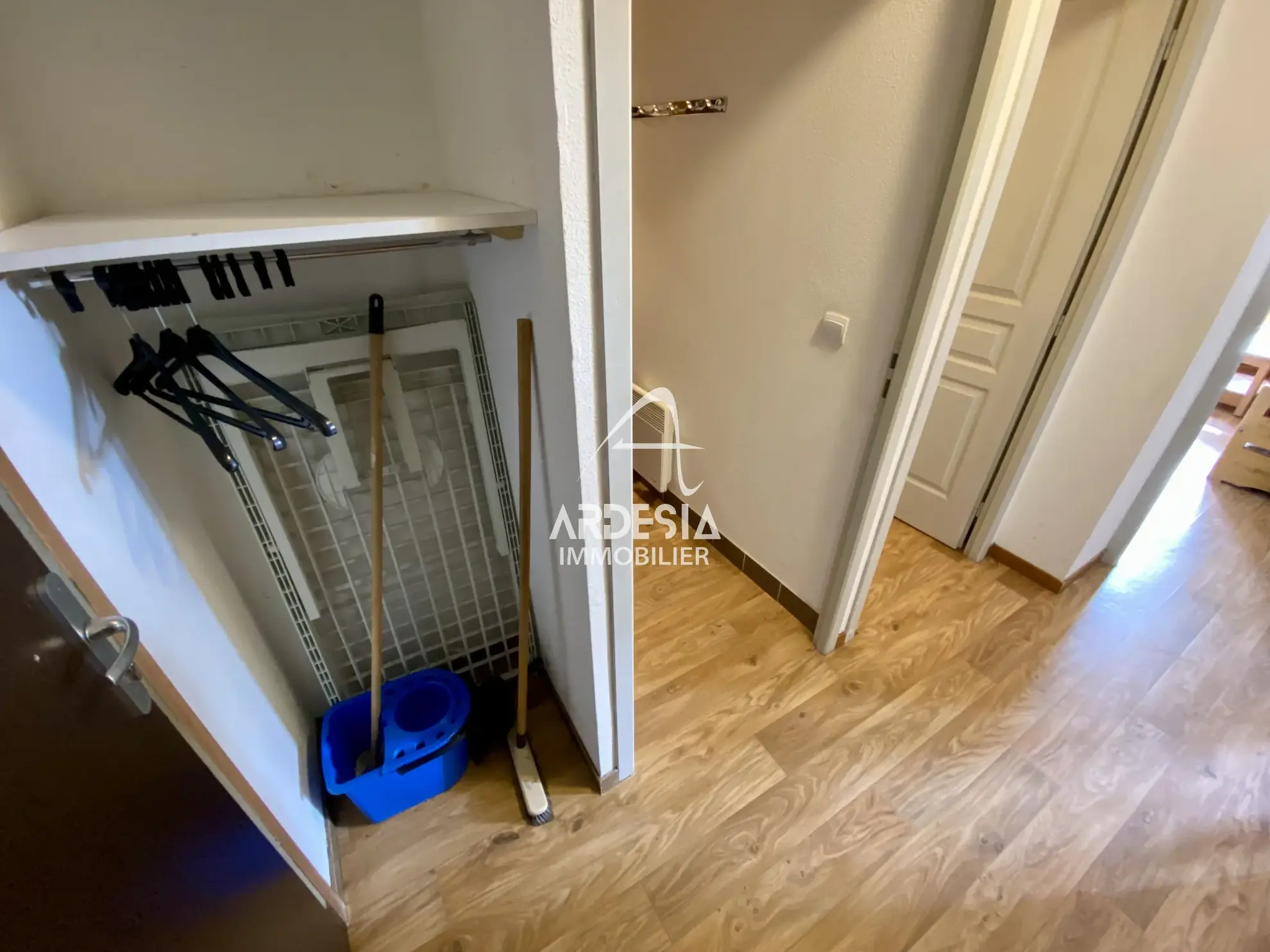 Appartement T2 cabine à vendre à Albiez Montrond, station de ski, vue sur Arves 