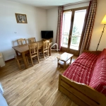 Appartement T2 cabine à vendre à Albiez Montrond, station de ski, vue sur Arves