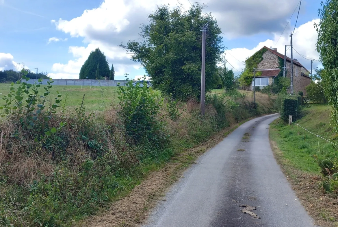 Maison en pierre à rénover de 146 m² avec grand terrain à Bosmoreau les Mines 