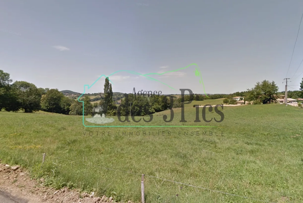Terrain constructible de 3 200 m² à St-Martin, proche Toulouse 