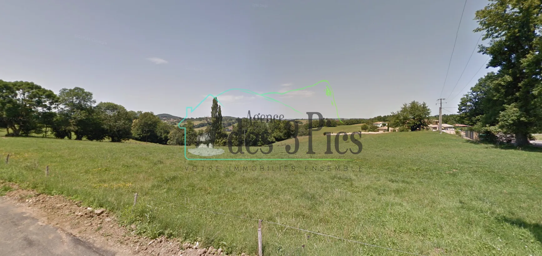 Terrain constructible de 3 200 m² à St-Martin, proche Toulouse 
