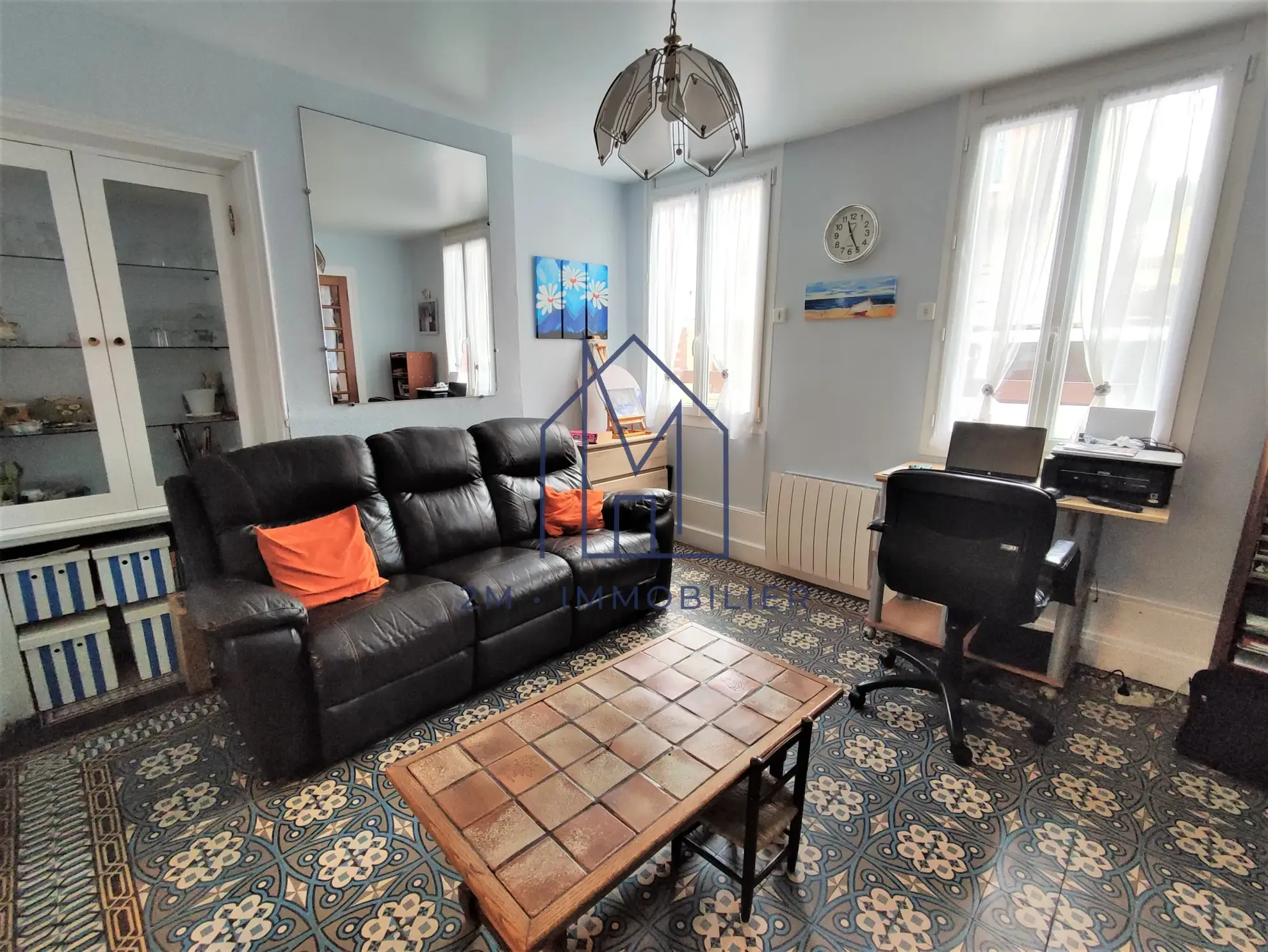 Maison typique du Tréport avec petit extérieur et balcon 