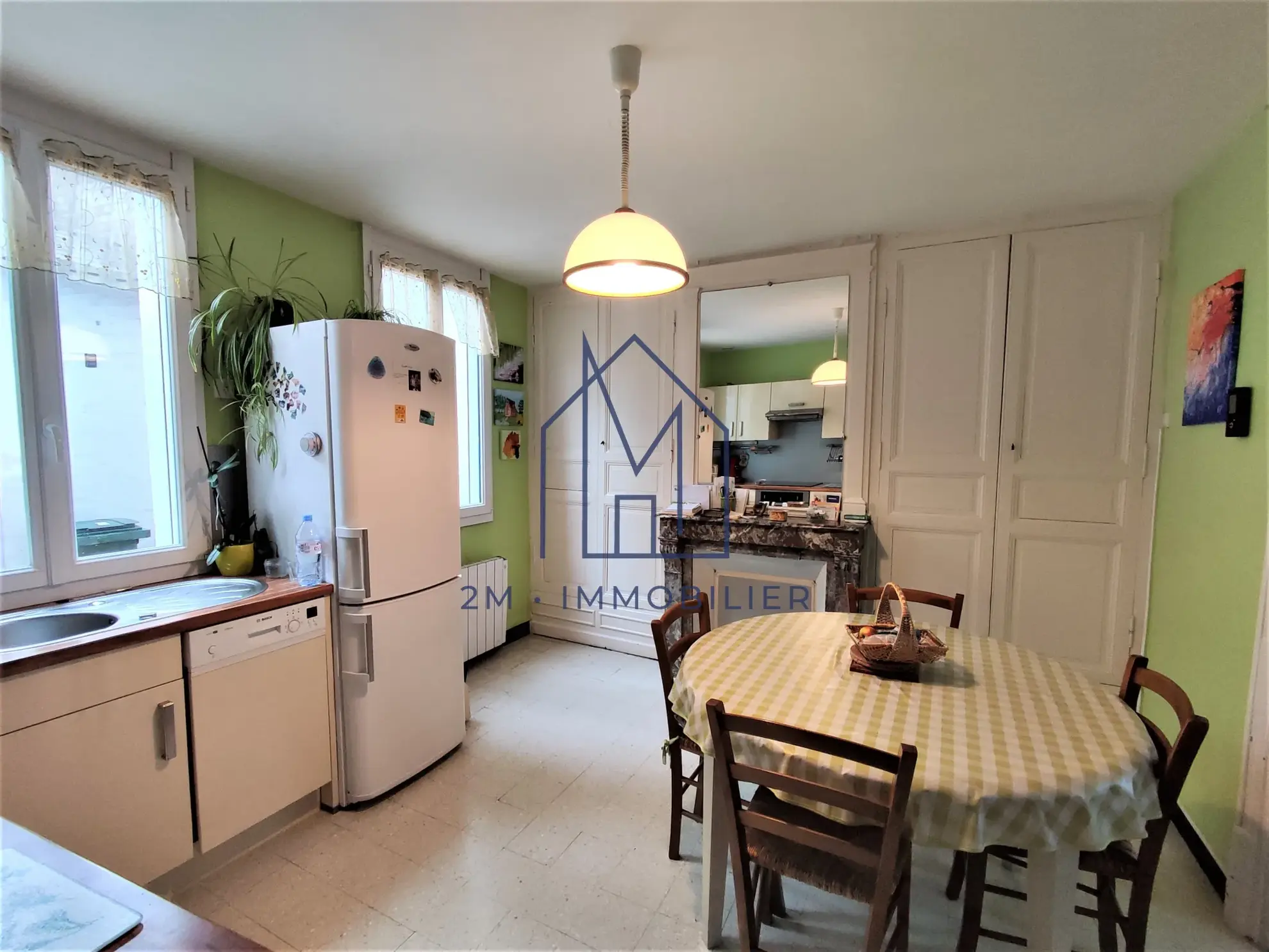 Maison typique du Tréport avec petit extérieur et balcon 