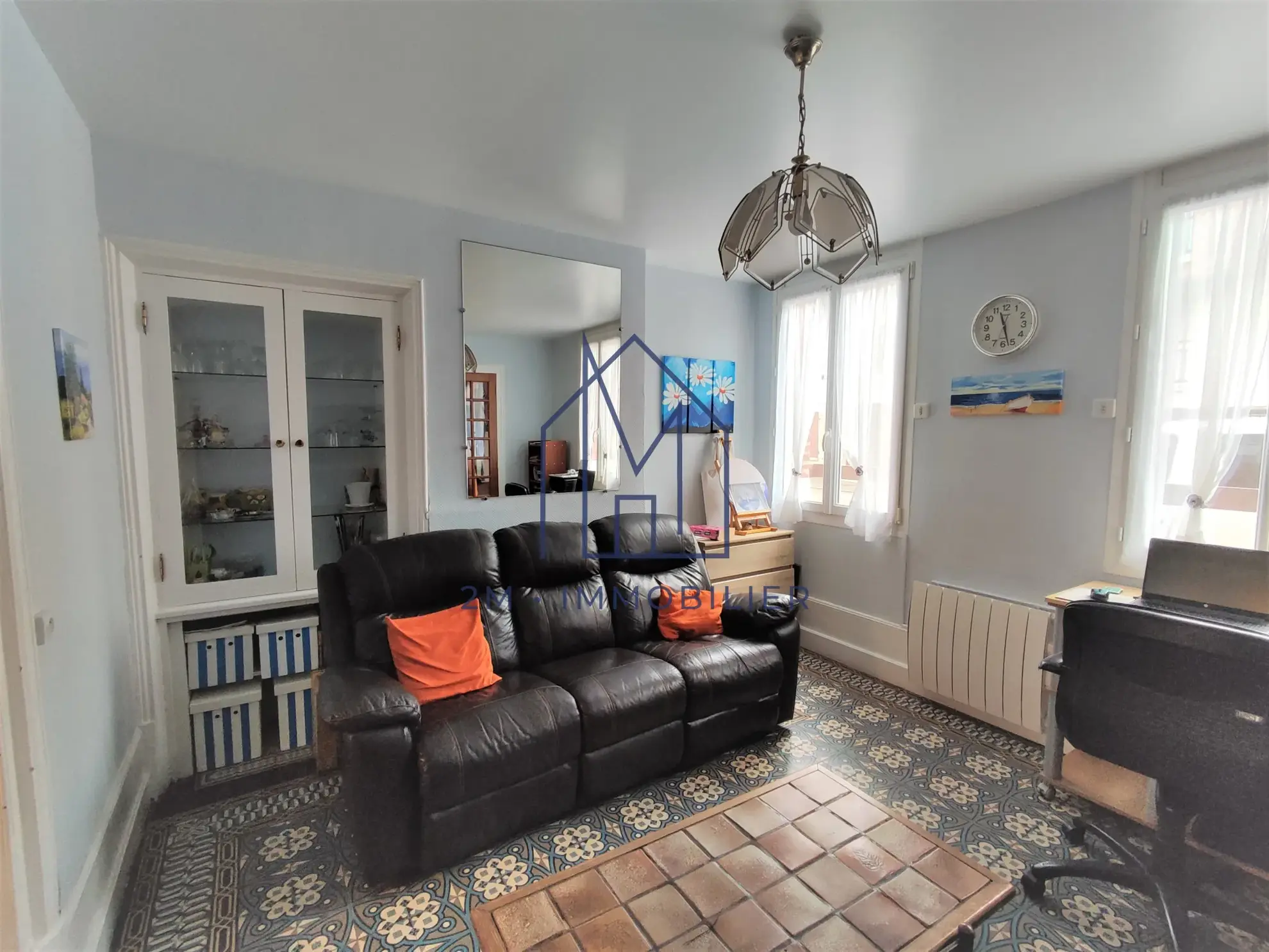 Maison typique du Tréport avec petit extérieur et balcon 