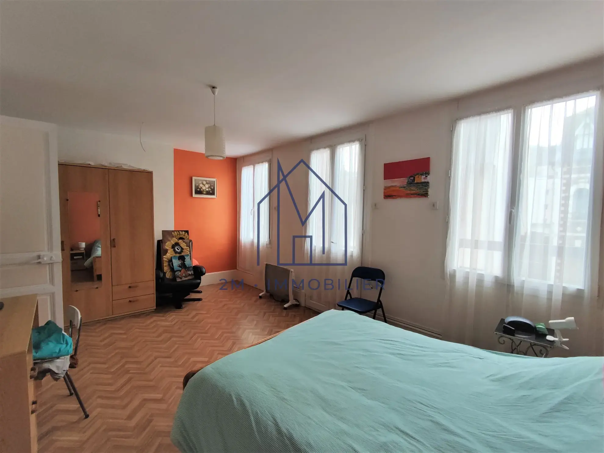 Maison typique du Tréport avec petit extérieur et balcon 