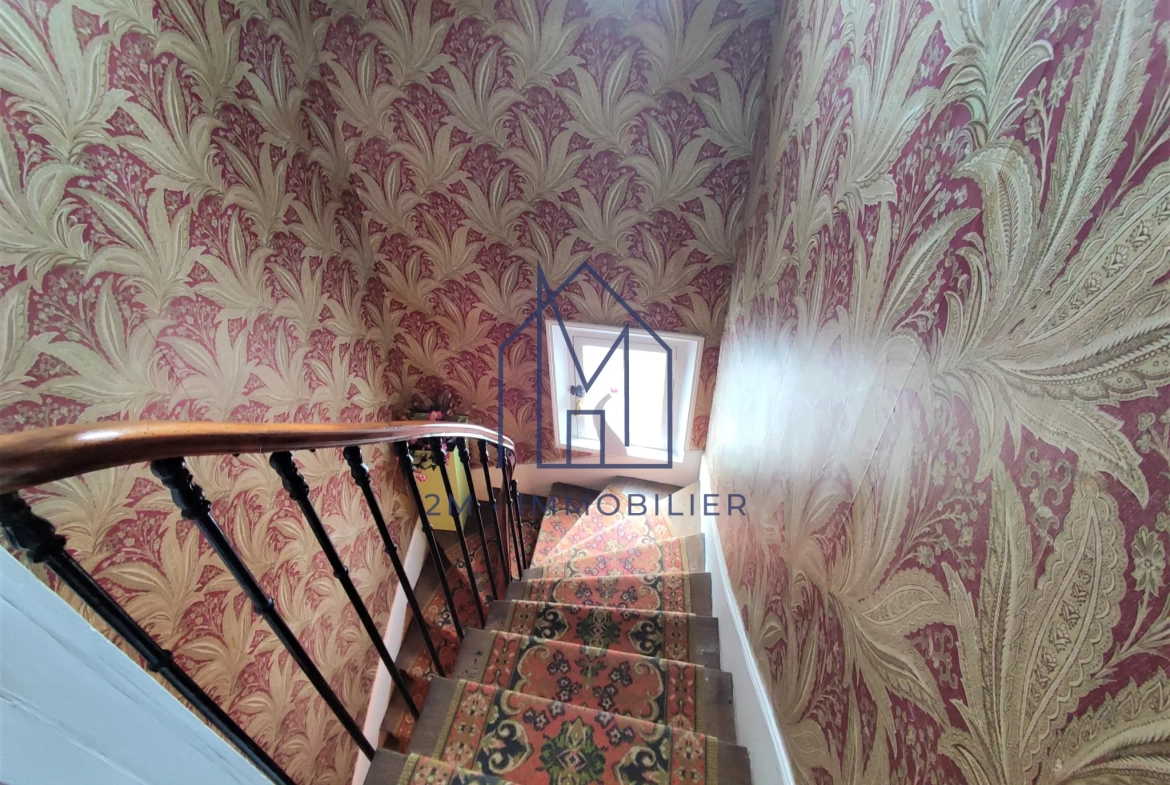 Maison typique du Tréport avec petit extérieur et balcon 