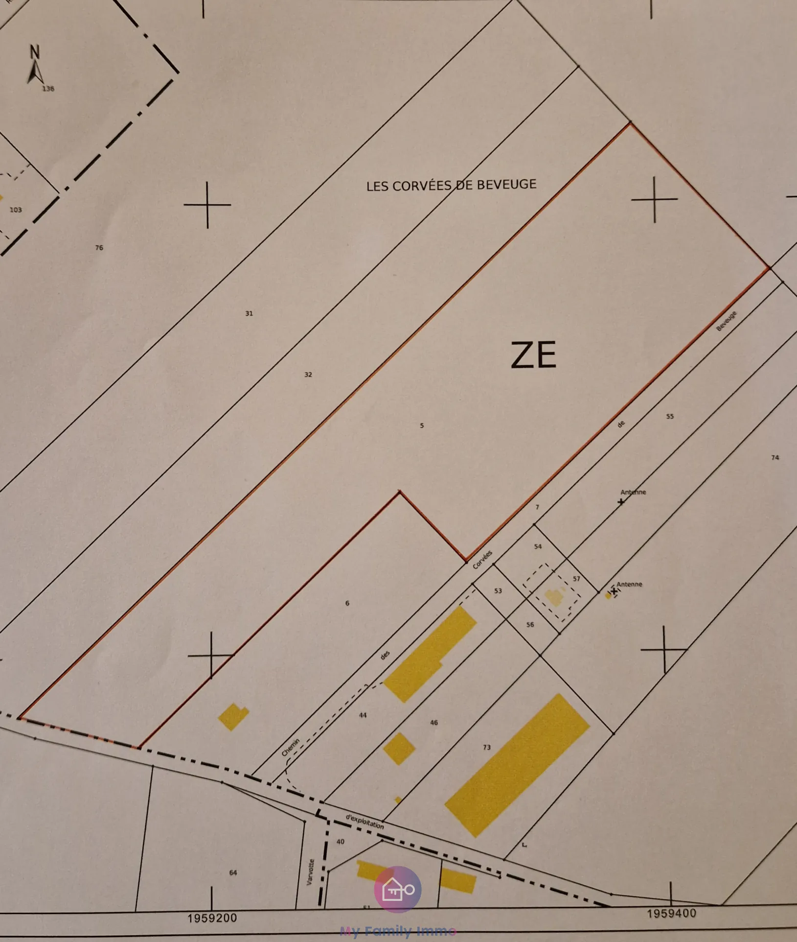 Grand terrain de 25 440 m² à Villersexel – Opportunité pour entreprises 