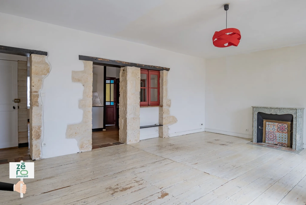 À vendre ensemble immobilier mixte à Luçon - Local commercial et appartement duplex 