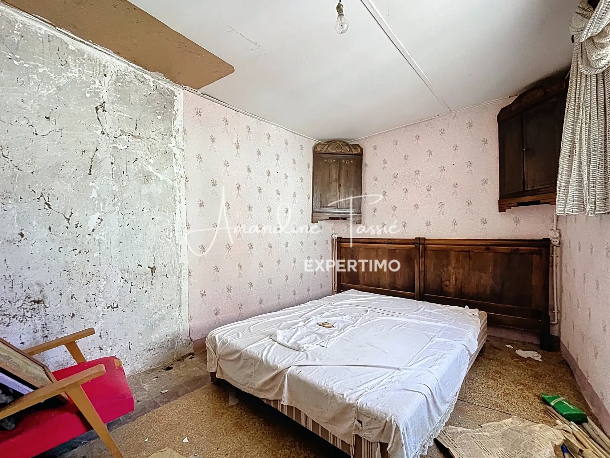 Maison de village à rénover avec garage et terrain à Labastide-Pradines 