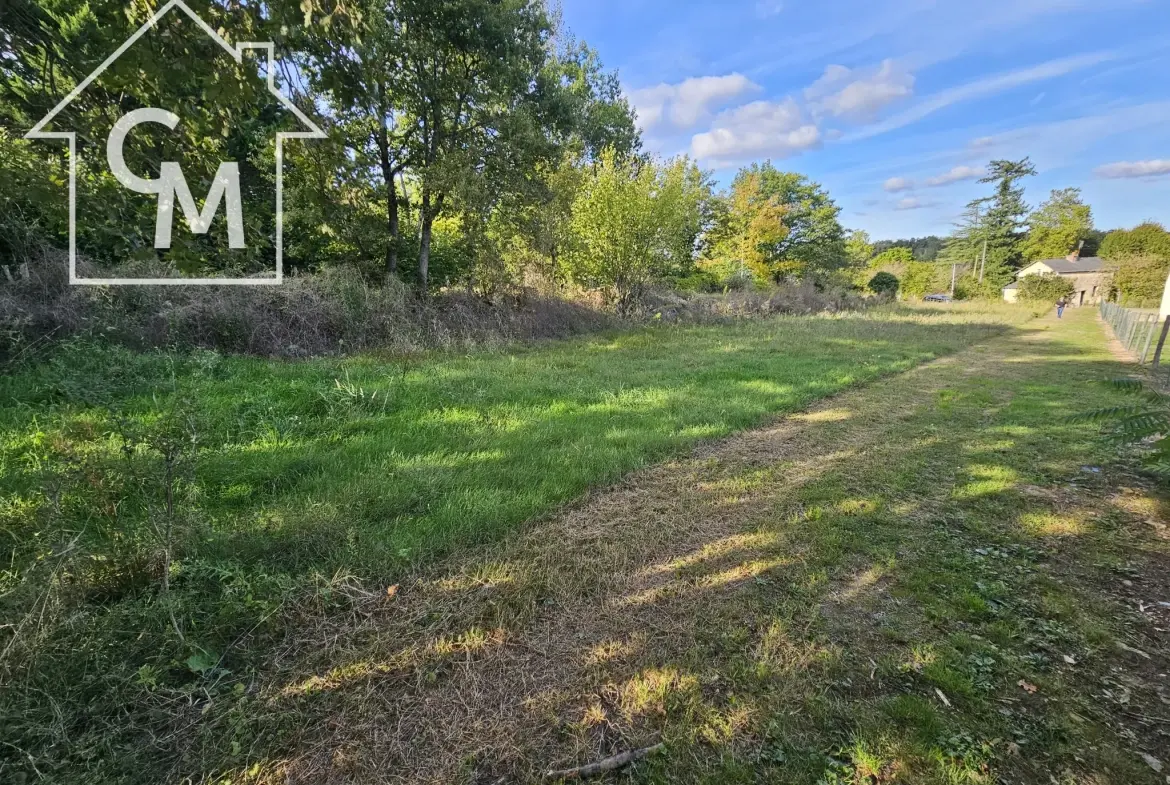 Terrain constructible de 1332 m² à Le Blanc en zone UB et A 
